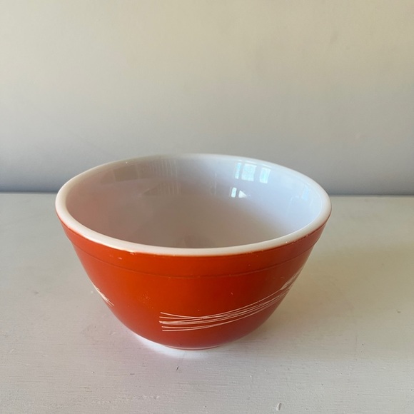 REMOVING SOON FINAL PRICE Vintage Pyrex Orange Autumn Harvest Wheat - Picture 4 of 5